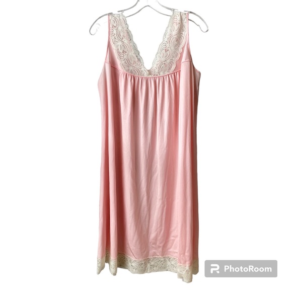 komar Other - Vintage Komar Slip/Nightie/Sleepwear with Lace Pink Size S